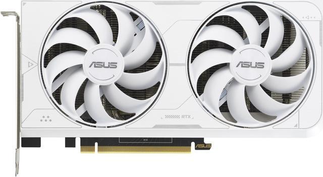 ASUS Dual NVIDIA GeForce RTX 3060 Ti White OC Edition Graphics Card (PCIe  4.0, 8GB GDDR6X memory, HDMI 2.1, DisplayPort 1.4a, 2-slot design,