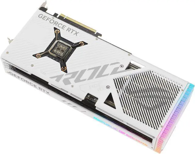 Alt view image 13 of 18 - ASUS ROG Strix GeForce RTX 4080 White OC Edition Gaming Graphics Card (PCIe 4.0, 16GB GDDR6X, HDMI 2.1a, DisplayPort 1.4a) ROG-STRIX-RTX4080-O16G-WHITE