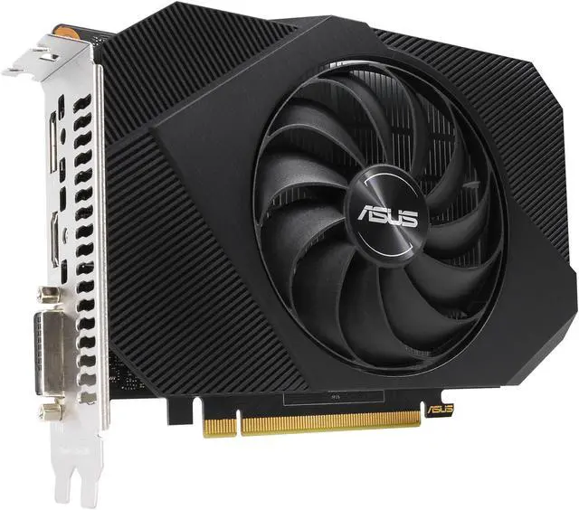 Alt view image 6 of 11 - ASUS Phoenix NVIDIA GeForce GTX 1650 Gaming Graphics Card (PCIe 3.0, 4GB GDDR6 memory, HDMI 2.0b, DisplayPort 1.4a, DVI-D, Dual ball fan bearings, Auto-Extreme) PH-GTX1650-4GD6-P-V2