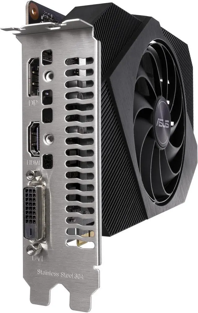 Alt view image 8 of 11 - ASUS Phoenix NVIDIA GeForce GTX 1650 Gaming Graphics Card (PCIe 3.0, 4GB GDDR6 memory, HDMI 2.0b, DisplayPort 1.4a, DVI-D, Dual ball fan bearings, Auto-Extreme) PH-GTX1650-4GD6-P-V2