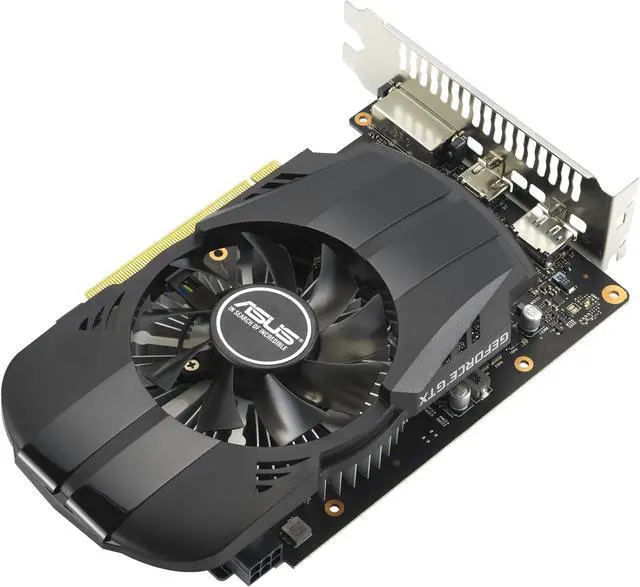 Alt view image 4 of 9 - ASUS Phoenix NVIDIA GeForce GTX 1650 OC Edition Gaming Graphics Card (PCIe 3.0, 4GB GDDR6 memory, HDMI 2.0, DisplayPort 1.4a, DVI-D, Dual ball fan bearings, Auto-Extreme) PH-GTX1650-O4GD6-P-EVO