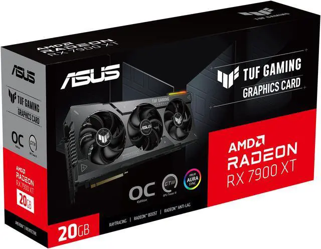 Alt view image 16 of 18 - ASUS TUF Gaming Radeon RX 7900 XT OC Edition 20GB GDDR6 Graphics Card (PCIe 4.0, 20GB GDDR6, HDMI 2.1a, DisplayPort 2.1) TUF-RX7900XT-O20G-GAMING