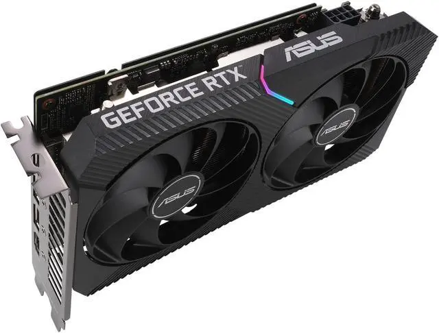 Alt view image 6 of 9 - ASUS Dual GeForce RTX 3060 8GB GDDR6 (PCIe 4.0, 8GB GDDR6, HDMI 2.1, DisplayPort 1.4a) DUAL-RTX3060-8G