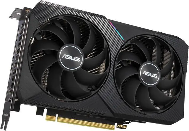 Alt view image 4 of 9 - ASUS Dual GeForce RTX 3060 8GB GDDR6 (PCIe 4.0, 8GB GDDR6, HDMI 2.1, DisplayPort 1.4a) DUAL-RTX3060-8G