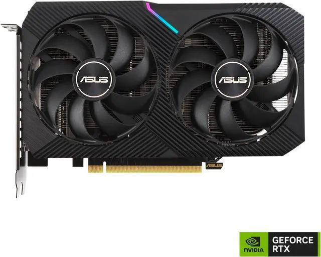Alt view image 2 of 9 - ASUS Dual GeForce RTX 3060 8GB GDDR6 (PCIe 4.0, 8GB GDDR6, HDMI 2.1, DisplayPort 1.4a) DUAL-RTX3060-8G