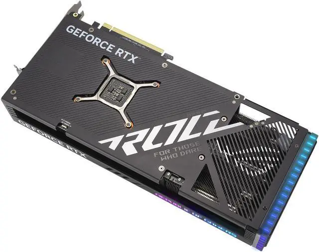 Alt view image 6 of 15 - ASUS ROG Strix GeForce RTX 4070 OC Edition Gaming Graphics Card (PCIe 4.0, 12GB GDDR6X, DLSS 3, HDMI 2.1, DisplayPort 1.4a) ROG-STRIX-RTX4070-O12G-GAMING