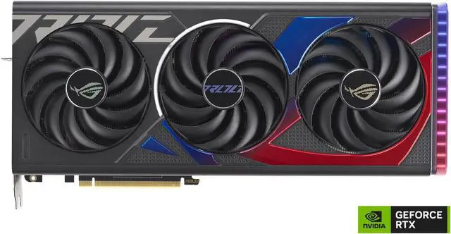 Alt view image 2 of 15 - ASUS ROG Strix GeForce RTX 4070 OC Edition Gaming Graphics Card (PCIe 4.0, 12GB GDDR6X, DLSS 3, HDMI 2.1, DisplayPort 1.4a) ROG-STRIX-RTX4070-O12G-GAMING