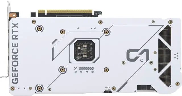 Alt view image 10 of 12 - ASUS Dual GeForce RTX 4070 White OC Edition 12GB GDDR6X (PCIe 4.0, 12GB GDDR6X, DLSS 3, HDMI 2.1, DisplayPort 1.4a, 2.56-slot design, Axial-tech fan design, 0dB technology) DUAL-RTX4070-O12G-WHITE