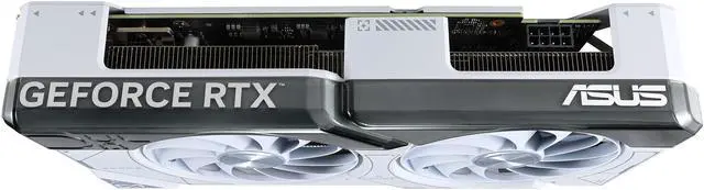 Alt view image 11 of 12 - ASUS Dual GeForce RTX 4070 White OC Edition 12GB GDDR6X (PCIe 4.0, 12GB GDDR6X, DLSS 3, HDMI 2.1, DisplayPort 1.4a, 2.56-slot design, Axial-tech fan design, 0dB technology) DUAL-RTX4070-O12G-WHITE