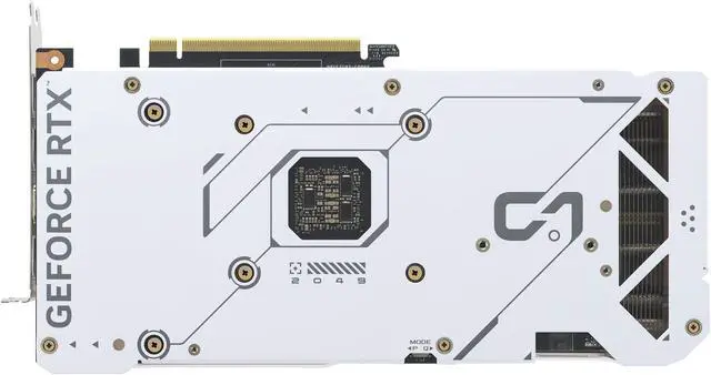Alt view image 9 of 14 - ASUS Dual GeForce RTX 4070 White Edition 12GB GDDR6X (PCIe 4.0, 12GB GDDR6X, DLSS 3, HDMI 2.1, DisplayPort 1.4a, 2.56-slot design, Axial-tech fan design, 0dB technology) DUAL-RTX4070-12G-WHITE