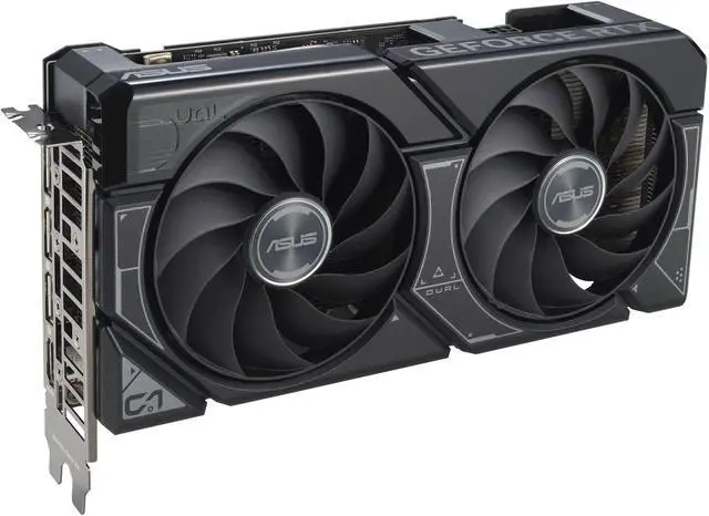 Alt view image 7 of 17 - ASUS Dual GeForce RTX 4060 Ti OC Edition 8GB GDDR6 (PCIe 4.0, 8GB GDDR6, DLSS 3, HDMI 2.1, DisplayPort 1.4a, Axial-tech fan design, 0dB technology) DUAL-RTX4060TI-O8G
