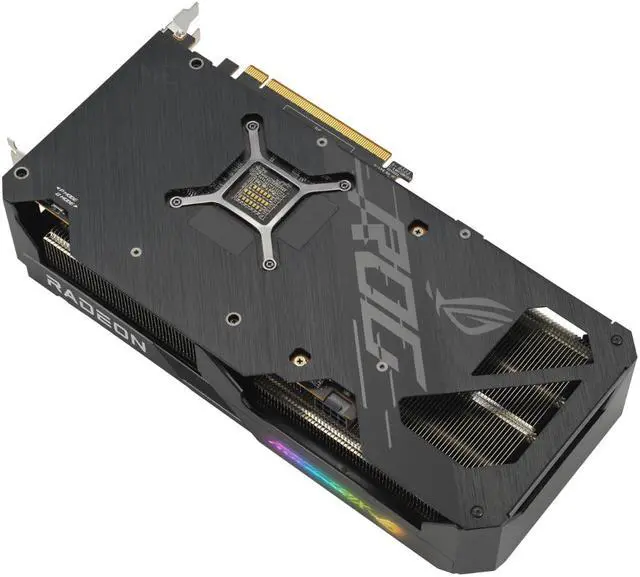 Alt view image 6 of 9 - ASUS ROG Strix Radeon RX 7600 OC Edition 8GB GDDR6 Graphics Card (PCIe 4.0, 8GB GDDR6, HDMI 2.1, DisplayPort 1.4a, Axial-tech Fans, Dual BIOS, GPU Tweak III) ROG-STRIX-RX7600-O8G-GAMING