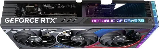 Alt view image 6 of 11 - ASUS ROG Strix GeForce RTX 4060 Ti OC Edition Gaming Graphics Card (PCIe 4.0, 8GB GDDR6, DLSS 3, HDMI 2.1, DisplayPort 1.4a) ROG-STRIX-RTX4060TI-O8G-GAMING