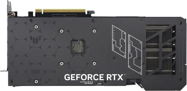 Alt view image 6 of 10 - ASUS TUF Gaming GeForce RTX 4060 Ti Gaming Graphics Card (PCIe 4.0, 8GB GDDR6, DLSS 3, HDMI 2.1a, DisplayPort 1.4a) TUF-RTX4060TI-8G-GAMING