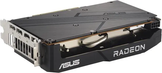 Alt view image 6 of 14 - ASUS Dual Radeon RX 7600 V2 OC Edition 8GB GDDR6 Graphics Card (PCIe 4.0, 8GB GDDR6, HDMI 2.1, DisplayPort 1.4a, 2.5-slot Design, Axial-tech Fans, GPU Tweak III) DUAL-RX7600-O8G-V2