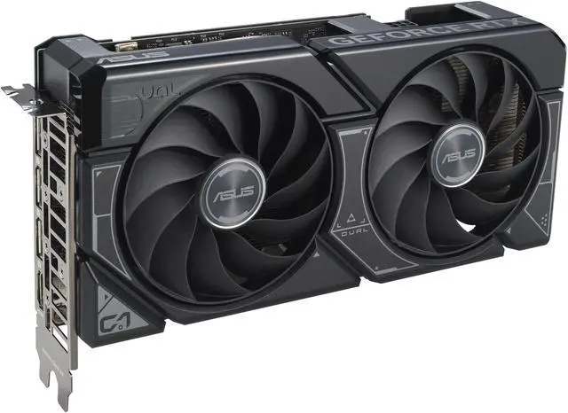 Alt view image 3 of 11 - ASUS Dual GeForce RTX 4060 OC Edition 8GB GDDR6 (PCIe 4.0, 8GB GDDR6, DLSS 3, HDMI 2.1a, DisplayPort 1.4a, 2.5-slot design, Axial-tech fan design, 0dB technology) DUAL-RTX4060-O8G