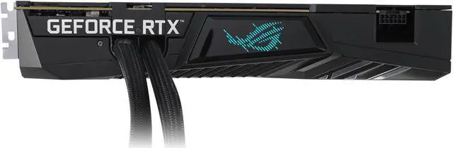 Alt view image 3 of 14 - ASUS ROG Strix LC NVIDIA GeForce RTX 4090 Gaming Graphics Card (PCIe 4.0, 24GB GDDR6X, HDMI 2.1, DisplayPort 1.4a, 240 mm radiator, 560 mm tubing) ROG-STRIX-LC-RTX4090-24G-GAMING