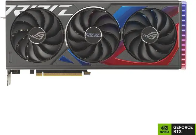 Alt view image 2 of 11 - ASUS ROG Strix GeForce RTX 4060 Ti OC Edition Gaming Graphics Card (PCIe 4.0, 16GB GDDR6, DLSS 3, HDMI 2.1a, DisplayPort 1.4a, Aura Sync) ROG-STRIX-RTX4060TI-O16G-GAMING