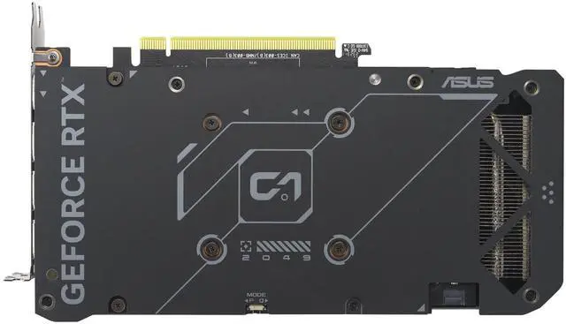 Alt view image 5 of 10 - ASUS Dual GeForce RTX 4060 Ti 16GB OC Edition GDDR6 (PCIe 4.0, 16GB GDDR6, DLSS 3, HDMI 2.1a, DisplayPort 1.4a, 2.5-slot design, Axial-tech fan design, 0dB technology) DUAL-RTX4060TI-O16G