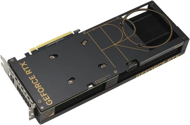 Alt view image 7 of 11 - ASUS ProArt GeForce RTX 4070 OC Edition 12GB GDDR6X Graphics Card  (PCIe 4.0, 12GB GDDR6X, DLSS 3, HDMI 2.1, DisplayPort 1.4a) PROART-RTX4070-O12G