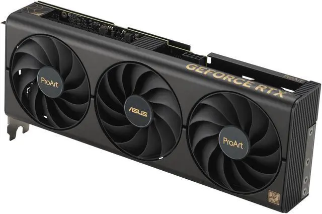 Alt view image 5 of 11 - ASUS ProArt GeForce RTX 4070 OC Edition 12GB GDDR6X Graphics Card  (PCIe 4.0, 12GB GDDR6X, DLSS 3, HDMI 2.1, DisplayPort 1.4a) PROART-RTX4070-O12G