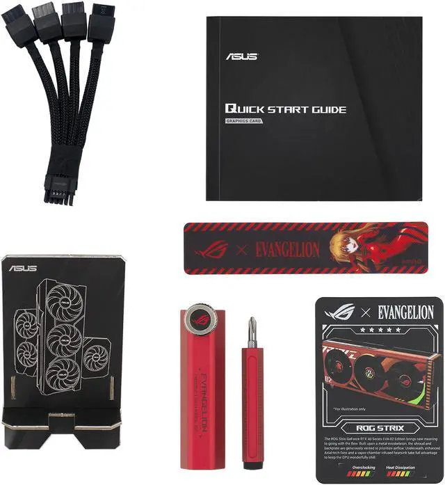 Alt view image 9 of 13 - ASUS ROG Strix NVIDIA GeForce RTX 4090 OC EVA-02 Edition Gaming Graphics Card (PCIe 4.0, 24GB GDDR6X, HDMI 2.1a, DisplayPort 1.4a, 3.5-slot design) ROG-STRIX-RTX4090-O24G-EVA-02-EDITION
