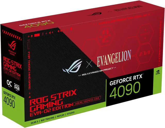 Alt view image 12 of 13 - ASUS ROG Strix NVIDIA GeForce RTX 4090 OC EVA-02 Edition Gaming Graphics Card (PCIe 4.0, 24GB GDDR6X, HDMI 2.1a, DisplayPort 1.4a, 3.5-slot design) ROG-STRIX-RTX4090-O24G-EVA-02-EDITION