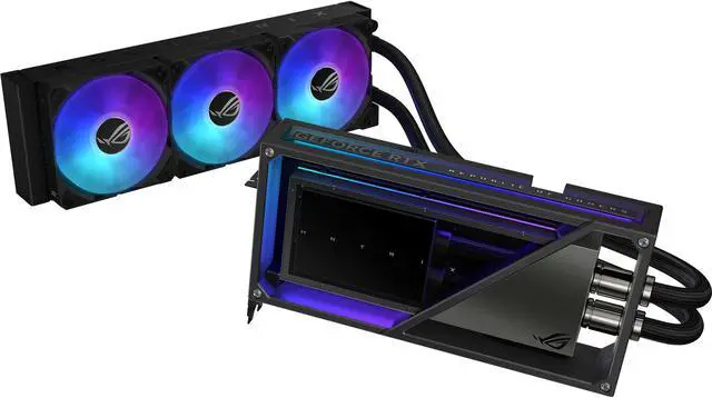 Alt view image 4 of 11 - ASUS ROG Matrix Platinum GeForce RTX 4090 Graphics Card (PCIe 4.0, 24 GB GDDR6X, HDMI 2.1, DisplayPort 1.4a, liquid metal thermal compound, custom-engineered cold plate) ROG-MATRIX-RTX4090-P24G-GAMING
