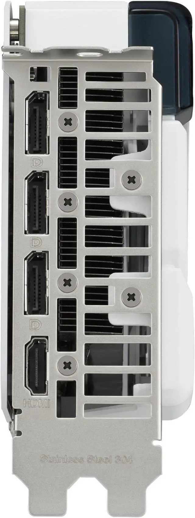 Alt view image 8 of 17 - ASUS Dual GeForce RTX 4060 Ti White Edition 8GB GDDR6 (PCIe 4.0, 8GB GDDR6, DLSS 3, HDMI 2.1, DisplayPort 1.4a, Axial-tech fan design, 0dB technology) DUAL-RTX4060TI-8G-WHITE