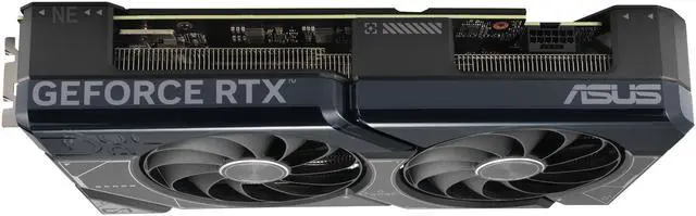 Alt view image 6 of 7 - ASUS Dual GeForce RTX 4070 SUPER OC Edition graphics card (PCIe 4.0, 12GB GDDR6X, DLSS 3, HDMI 2.1, DisplayPort 1.4a, 2.56-slot design, Axial-tech fan design, Auto-Extreme Tech) DUAL-RTX4070S-O12G
