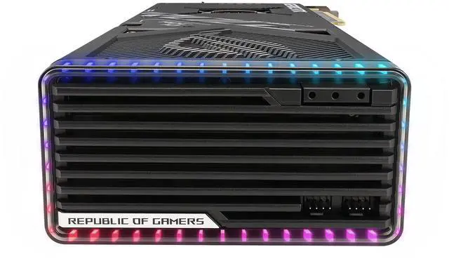 Alt view image 6 of 10 - ASUS ROG Strix GeForce RTX 4080 SUPER OC Edition Gaming Graphics Card (PCIe 4.0, 16GB GDDR6X, DLSS 3, HDMI 2.1a, DisplayPort 1.4a, Vapor chamber, Aura Sync) ROG-STRIX-RTX4080S-O16G-GAMING
