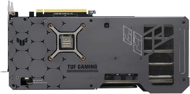 Alt view image 5 of 10 - ASUS TUF Gaming Radeon RX 7600 XT OC Edition 16GB GDDR6 Graphics Card (AMD RDNA 3, PCIe 4.0, HDMI 2.1, DisplayPort 2.1, Axial-tech Fan Design, Auto-extreme Technology) TUF-RX7600XT-O16G-GAMING