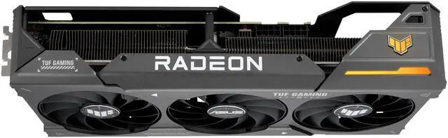 Alt view image 7 of 10 - ASUS TUF Gaming Radeon RX 7600 XT OC Edition 16GB GDDR6 Graphics Card (AMD RDNA 3, PCIe 4.0, HDMI 2.1, DisplayPort 2.1, Axial-tech Fan Design, Auto-extreme Technology) TUF-RX7600XT-O16G-GAMING