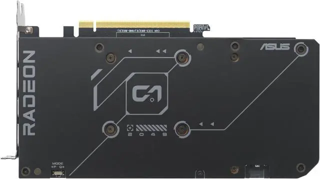 Alt view image 5 of 11 - ASUS Dual Radeon RX 7600 XT OC Edition 16GB GDDR6 (AMD RDNA 3, PCIe 4.0, 16GB GDDR6 memory, HDMI 2.1, DisplayPort 2.1, Axial-tech Fan Design, 0dB Technology, Dual BIOS) DUAL-RX7600XT-O16G