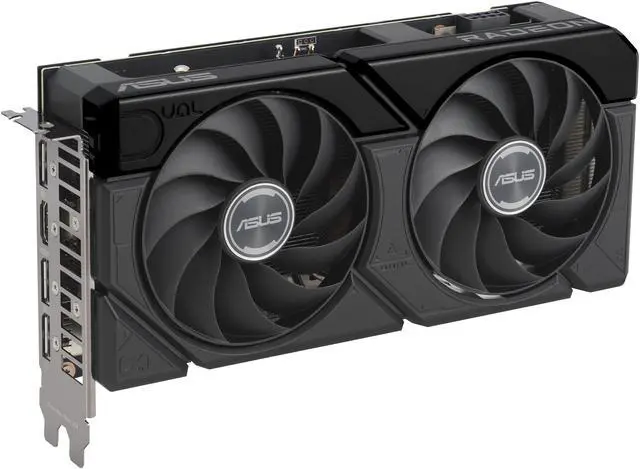 Alt view image 6 of 11 - ASUS Dual Radeon RX 7600 XT OC Edition 16GB GDDR6 (AMD RDNA 3, PCIe 4.0, 16GB GDDR6 memory, HDMI 2.1, DisplayPort 2.1, Axial-tech Fan Design, 0dB Technology, Dual BIOS) DUAL-RX7600XT-O16G