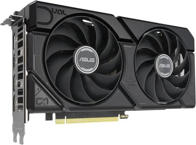 Alt view image 7 of 11 - ASUS Dual Radeon RX 7600 XT OC Edition 16GB GDDR6 (AMD RDNA 3, PCIe 4.0, 16GB GDDR6 memory, HDMI 2.1, DisplayPort 2.1, Axial-tech Fan Design, 0dB Technology, Dual BIOS) DUAL-RX7600XT-O16G