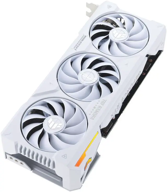 Alt view image 5 of 11 - ASUS TUF Gaming NVIDIA GeForce RTX 4070 Ti SUPER White OC Edition Gaming Graphics Card (PCIe 4.0, 16GB GDDR6X, HDMI 2.1a, DisplayPort 1.4a) TUF-RTX4070TIS-O16G-WHITE-GAMING
