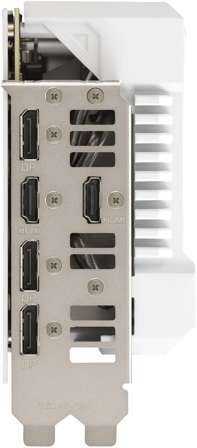 Alt view image 7 of 11 - ASUS TUF Gaming NVIDIA GeForce RTX 4070 Ti SUPER White OC Edition Gaming Graphics Card (PCIe 4.0, 16GB GDDR6X, HDMI 2.1a, DisplayPort 1.4a) TUF-RTX4070TIS-O16G-WHITE-GAMING