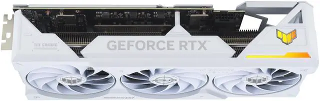 Alt view image 8 of 11 - ASUS TUF Gaming NVIDIA GeForce RTX 4070 Ti SUPER White OC Edition Gaming Graphics Card (PCIe 4.0, 16GB GDDR6X, HDMI 2.1a, DisplayPort 1.4a) TUF-RTX4070TIS-O16G-WHITE-GAMING
