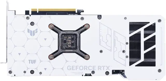 Alt view image 6 of 11 - ASUS TUF Gaming NVIDIA GeForce RTX 4070 Ti SUPER White OC Edition Gaming Graphics Card (PCIe 4.0, 16GB GDDR6X, HDMI 2.1a, DisplayPort 1.4a) TUF-RTX4070TIS-O16G-WHITE-GAMING