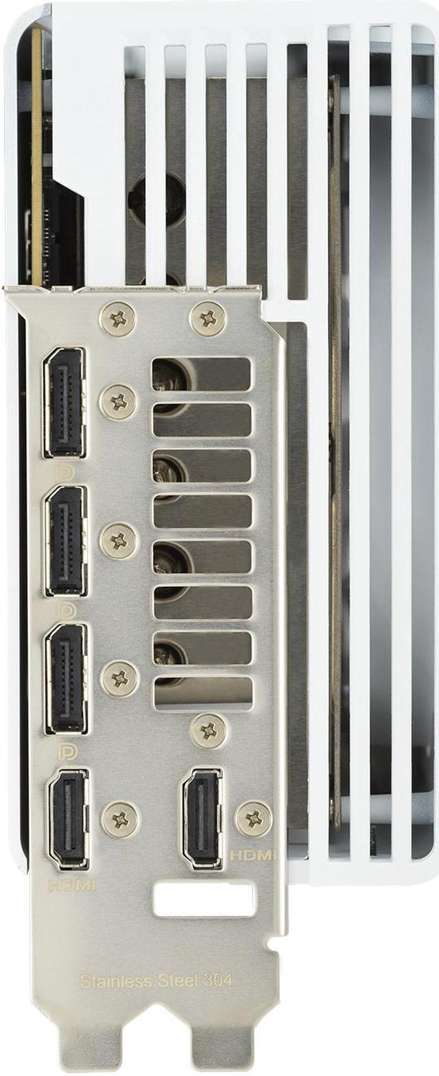 Alt view image 7 of 10 - ASUS ROG Strix GeForce RTX 4080 SUPER White OC Edition Gaming Graphics Card (PCIe 4.0, 16GB GDDR6X, DLSS 3, HDMI 2.1a, DisplayPort 1.4a, Vapor Chamber) ROG-STRIX-RTX4080S-O16G-WHITE