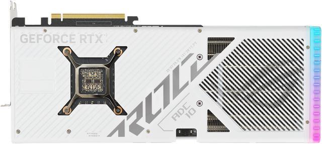 Alt view image 3 of 10 - ASUS ROG Strix GeForce RTX 4080 SUPER White OC Edition Gaming Graphics Card (PCIe 4.0, 16GB GDDR6X, DLSS 3, HDMI 2.1a, DisplayPort 1.4a, Vapor Chamber) ROG-STRIX-RTX4080S-O16G-WHITE