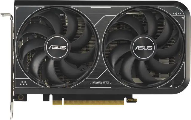 Main image of ASUS Dual GeForce RTX 4060 Ti V2 OC Edition  (PCIe 4.0, 8GB GDDR6, DLSS 3, HDMI 2.1a, DisplayPort 1.4a, 2-slot design, Axial-tech fan design, 0dB technology) DUAL-RTX4060TI-O8G-V2