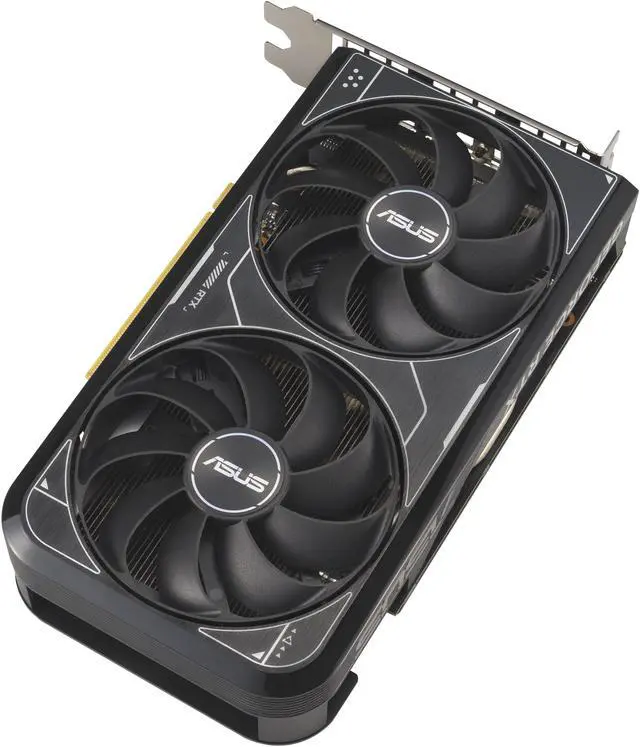 Alt view image 5 of 9 - ASUS Dual GeForce RTX 4060 Ti V2 OC Edition  (PCIe 4.0, 8GB GDDR6, DLSS 3, HDMI 2.1a, DisplayPort 1.4a, 2-slot design, Axial-tech fan design, 0dB technology) DUAL-RTX4060TI-O8G-V2