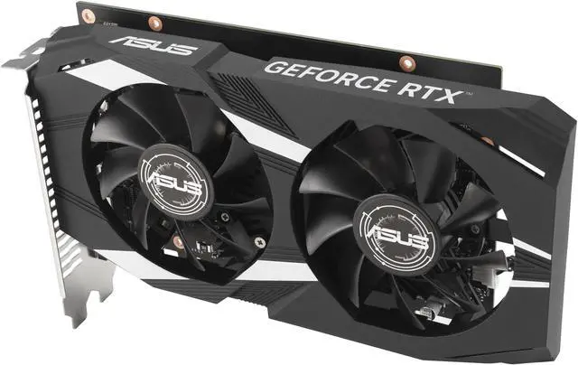 Alt view image 6 of 13 - ASUS Dual NVIDIA GeForce RTX 3050 6GB OC Edition Gaming Graphics Card - PCIe 4.0, 6GB GDDR6 Memory, HDMI 2.1, DisplayPort 1.4a, 2-slot Design, Axial-tech Fan Design, 0dB Technology, DUAL-RTX3050-O6G