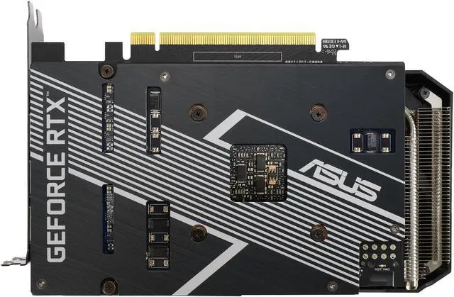 Alt view image 3 of 5 - ASUS Dual NVIDIA GeForce RTX 3050 6GB Gaming Graphics Card - PCIe 4.0, 6GB GDDR6 Memory, HDMI 2.1, DisplayPort 1.4a, 2-slot Design, Axial-tech Fan Design, 0dB Technology, DUAL-RTX3050-6G