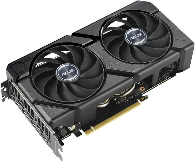 Alt view image 3 of 15 - ASUS Dual GeForce RTX 4070 SUPER EVO OC Edition 12GB GDDR6X (PCIe 4.0, 12GB GDDR6X, DLSS 3, HDMI 2.1a, DisplayPort 1.4a, 2.5-slot design, Axial-tech fan design, 0dB technology) DUAL-RTX4070S-O12G-EVO