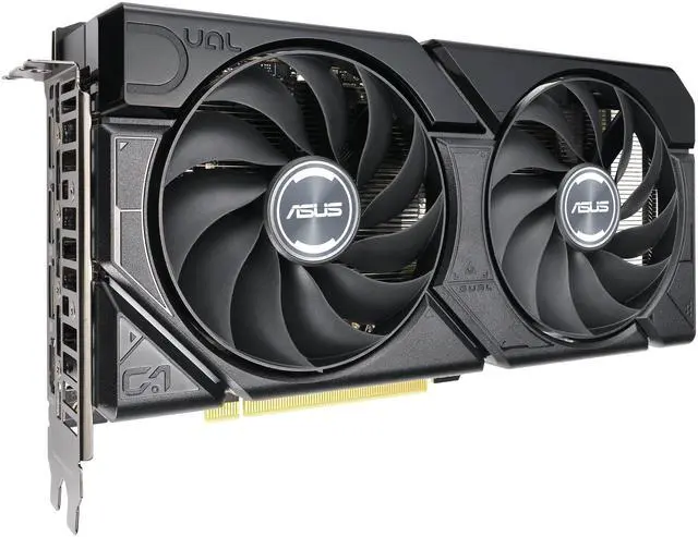 Alt view image 7 of 15 - ASUS Dual GeForce RTX 4070 SUPER EVO OC Edition 12GB GDDR6X (PCIe 4.0, 12GB GDDR6X, DLSS 3, HDMI 2.1a, DisplayPort 1.4a, 2.5-slot design, Axial-tech fan design, 0dB technology) DUAL-RTX4070S-O12G-EVO