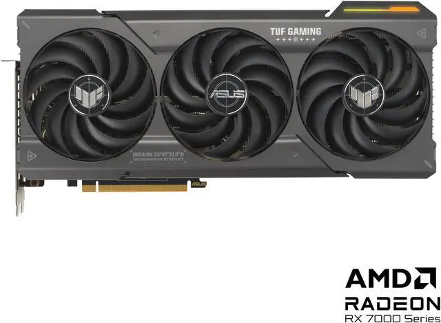 Alt view image 2 of 16 - ASUS TUF Gaming Radeon RX 7900 GRE OC Edition 16GB GDDR6 Graphics Card (PCIe 4.0, HDMI 2.1, DisplayPort 2.1) TUF-RX7900GRE-O16G-GAMING