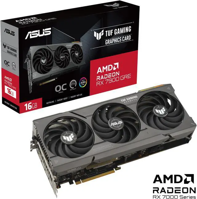 Alt view image 16 of 16 - ASUS TUF Gaming Radeon RX 7900 GRE OC Edition 16GB GDDR6 Graphics Card (PCIe 4.0, HDMI 2.1, DisplayPort 2.1) TUF-RX7900GRE-O16G-GAMING